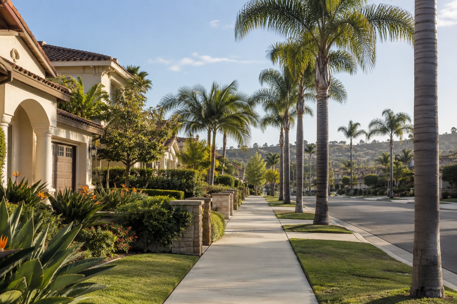 A San Diego County home, illustrative